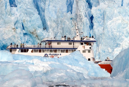 Glaciar San Rafael desde el Crucero Skorpios, Chile